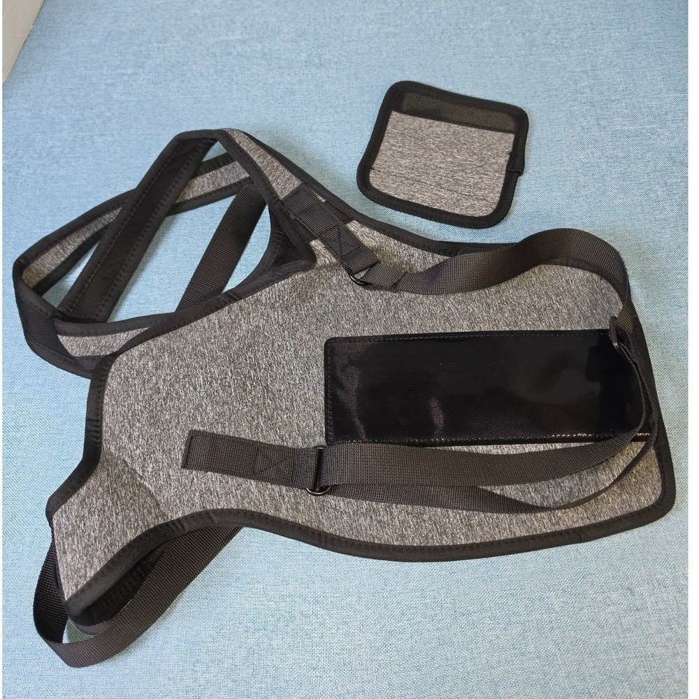 AOOLMOL Dog Lift Harness XL Rear Support Sling for Injured Elderly Dogs Gray